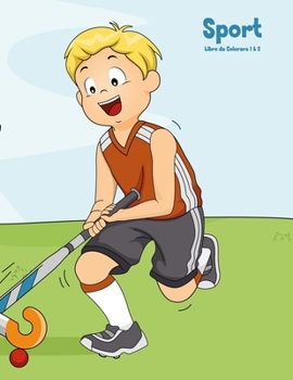Paperback Sport Libro da Colorare 1 & 2 [Italian] Book
