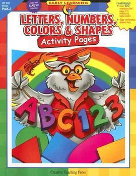Paperback Letters, Numbers, Colors & Shapes Activity Pages: Book