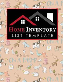 Paperback Home Inventory List Template Book