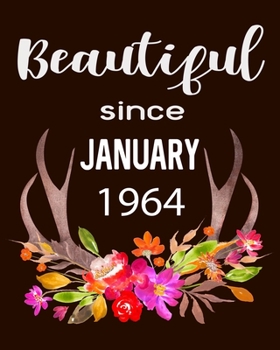 Beautiful Since January 1964: Hunting Hobby 2020 Monthly Planner Dated Journal  8" x 10" 110 pages