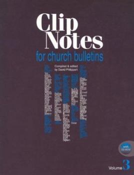 Paperback Clip Notes for Church Bulletins [With CDROM] Book