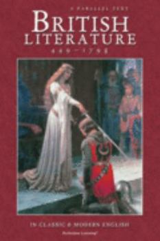 Hardcover British Literature: 449-1798 Parallel Text Book