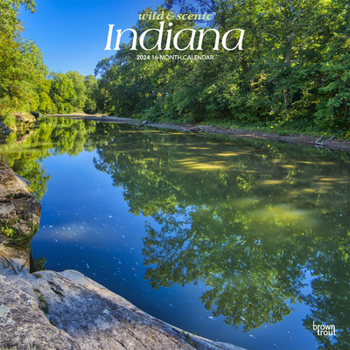 Calendar Indiana Wild & Scenic 2024 Square Book