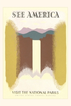 Paperback Vintage Journal See America National Parks Poster Book