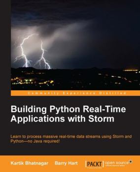 Paperback Building Python Real-Time Applications with Storm Book