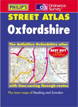 Paperback Ordnance Survey/Philip's Street Atlas Oxfordshire Book