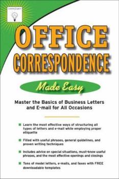 Paperback Office Correspondence Made Easy Book