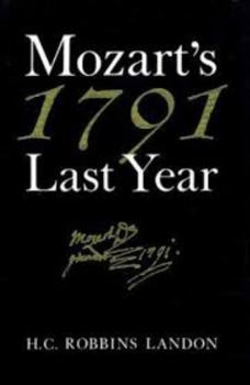 Hardcover 1791, Mozart's Last Year Book