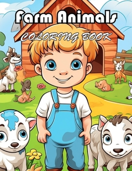 Paperback Farm Animals Coloring Book for Kids: Calming and Adorable Designs for Adults Book