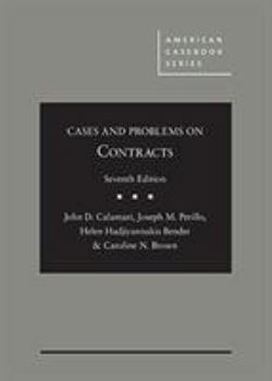 Hardcover Cases and Problems on Contracts (American Casebook Series) Book