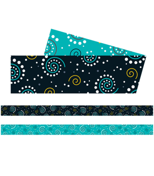 Misc. Supplies Black, White & Bold Straight Borders Book