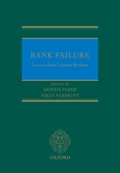 Hardcover Bank Failure: Lessons from Lehman Brothers Book