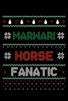 Paperback Marwari Horse Fanatic: Christmas Season Notebook Book
