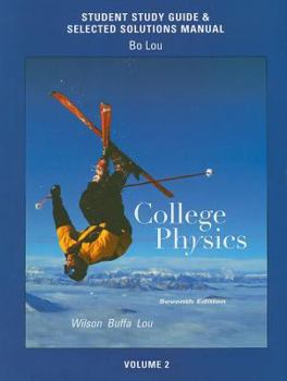 Paperback Study Guide and Selected Solutions Manual for College Physics Volume 2 Book