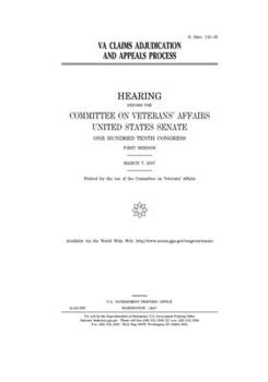 Paperback VA claims adjudication and appeals process Book
