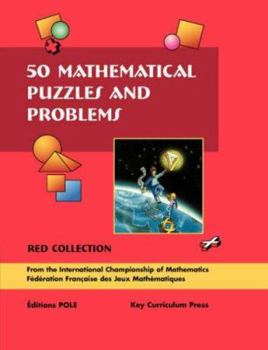 Paperback 50 Mathematical Puzzles and Problems: Red Collection Book