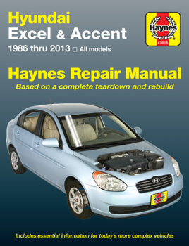 Paperback Hyundai Excel & Accent 1986-13 Book