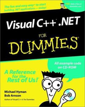 Paperback Visual C++.Net for Dummies [With CDROM] Book