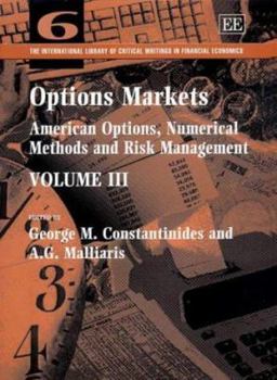 Hardcover Options Markets (The International Library of Critical Writings in Financial Economics series) Book