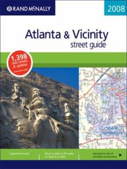 Paperback Rand Mcnally Atlanta & Vicinity Street Guide Book