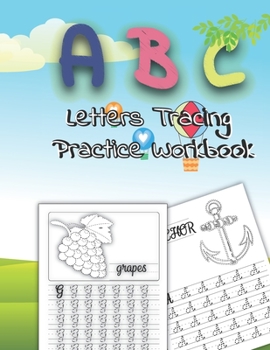 Paperback letters tracing practice workbook: For kids ages 3-5 Book