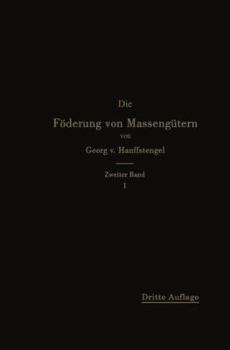 Paperback Die Förderung Von Massengütern [German] Book