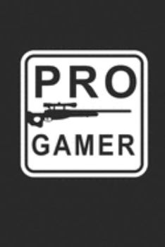 Paperback Pro Gamer: Notebook Gamer Planer Notizbuch kariert squared Gaming Journal 6x9 Book