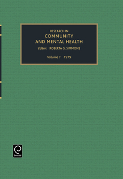 Hardcover Research in Community and Mental Health, Volume 1 Book