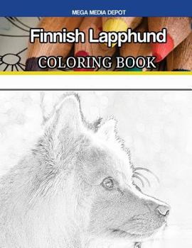 Paperback Finnish Lapphund Coloring Book