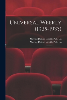 Paperback Universal Weekly (1925-1933) Book