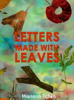 Hardcover Letters Made With Leaves Book
