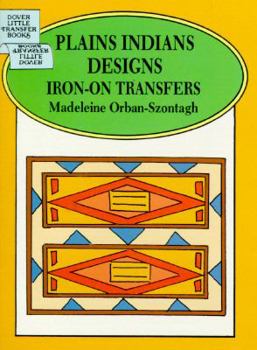 Paperback Plains Indians Designs Iron-On Transfers Book