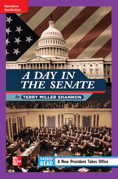 Spiral-bound Reading Wonders Leveled Reader a Day in the Senate: Ell Unit 4 Week 1 Grade 4 Book