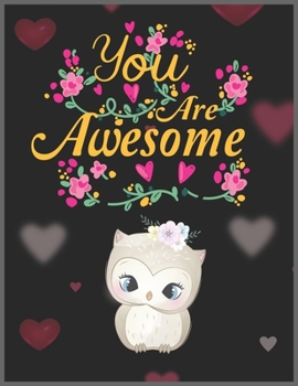 You are Awesome: owl & Calendar, Daily Weekly Planner with Monthly quick-view/over view with 2020 Planner