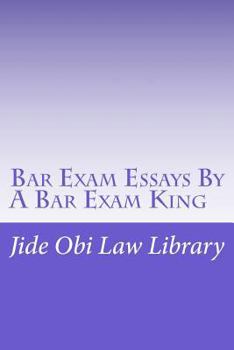 Paperback Bar Exam Essays by a Bar Exam King Book