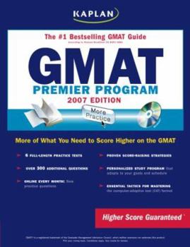 Paperback Kaplan GMAT Premier Program [With CDROM] Book