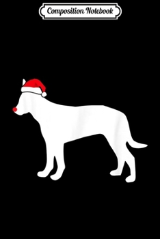 Composition Notebook: Dutch Shepherd Dog Santa Hat Christmas  Journal/Notebook Blank Lined Ruled 6x9 100 Pages