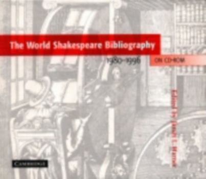 Misc. The World Shakespeare Bibliography on CD-ROM 1980-1996 Book