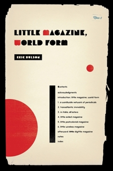Hardcover Little Magazine, World Form Book