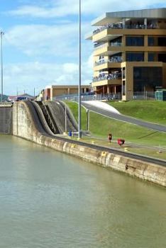 Paperback Panama Canal Notebook Book