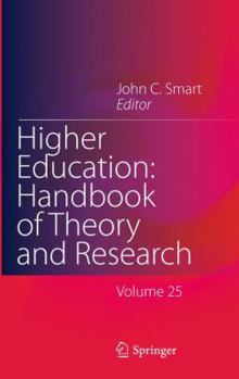 Paperback Higher Education: Handbook of Theory and Research: Volume 25 Book