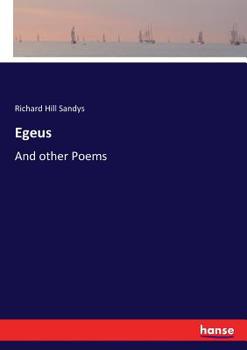 Paperback Egeus: And other Poems Book