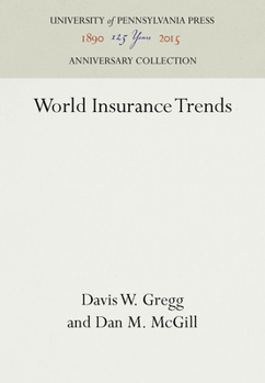 Hardcover World Insurance Trends Book