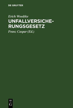 Hardcover Unfallversicherungsgesetz [German] Book