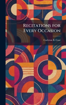 Hardcover Recitations for Every Occasion Book
