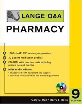 Paperback Lange Q&A Pharmacy [With CDROM] Book