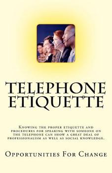 Paperback Telephone Etiquette Book