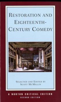 Paperback Restoration and Eighteenth-Century Comedy Book