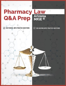Paperback Pharmacy Law Q&A Prep: Arizona MPJE Book