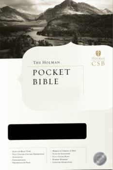 Leather Bound Pocket Size Bible-HCSB Book